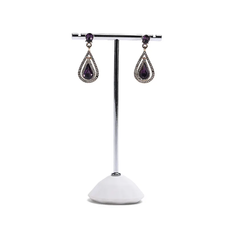 White Vienna Faux Leather T-Stand Earring Display - RioGrande | Earring  display, Accessories display, Jewelry stand