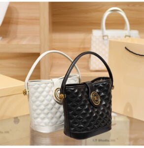 master Senior sense light luxury commuter fashion bucket bag summer new diamond check handbag women's crossbody bag174-a