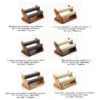 Bracelet Bangle Display Stand Microfiber wood - Bl016-