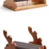 Bracelet Bangle Display Stand Microfiber wood - Bl016