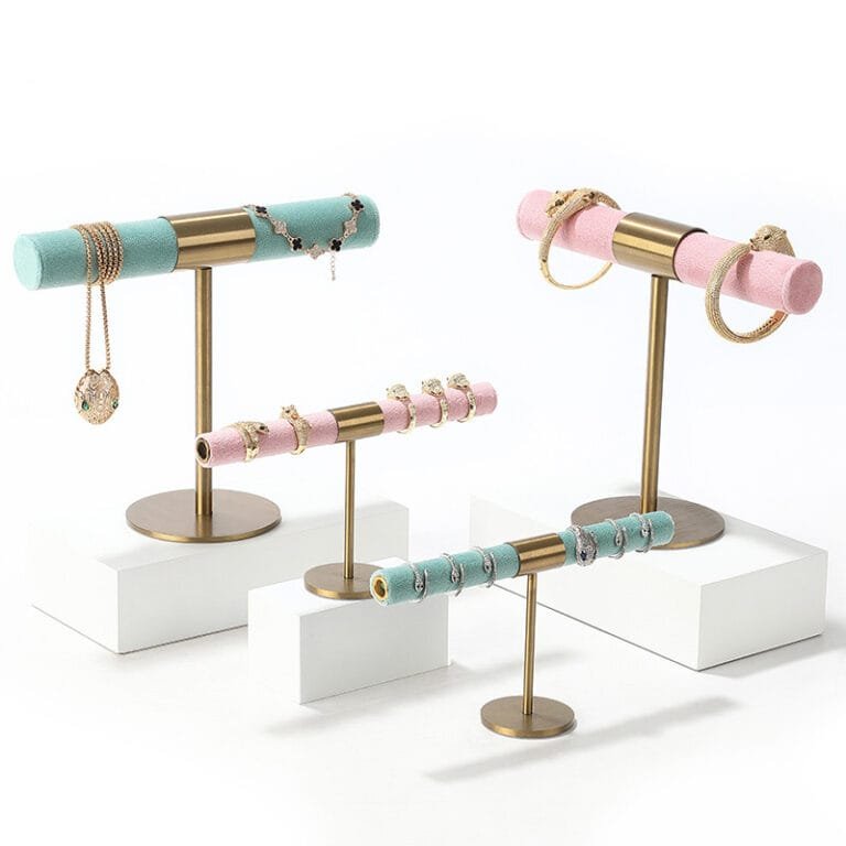 Bracelet Bangle and Ring Jewellery Display Stand Velvet/Metal BL018 ...