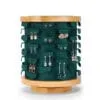 Earring Jewelry Display Stand GreyBeigegreen Color & VelvetWood Material ER017-b