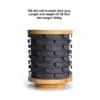 Earring Jewelry Display Stand GreyBeigegreen Color & VelvetWood Material ER017-h