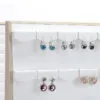 Jewelry Display Stand Set Brown and White Color, Leather Material - DS132-d