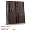 Jewelry Display Stand Set Brown and White Color, Leather Material - DS132-g