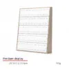 Jewelry Display Stand Set Brown and White Color, Leather Material - DS132-j
