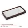 Jewelry Display Stand Set Grey Color & MicrofiberWood Material DS136-k