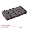 Jewelry Display Stand Set Grey Color & MicrofiberWood Material DS136-o