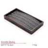 Jewelry Display Stand Set Grey Color & MicrofiberWood Material DS136-t