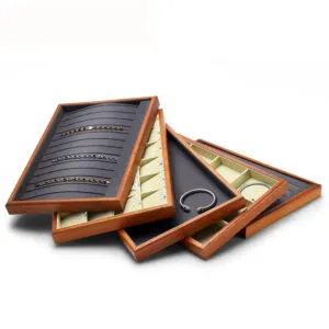 Jewelry Display Tray Multifunction, Pendant, Ring, Earring, Bangle, Chain, Stone, Flat Tray & Microfiber, Wood TR027-a Jewelry Display Tray Multifunction, Pendant, Ring, Earring, Bangle, Chain, Stone, Flat Tray & Microfiber, Wood TR027-a