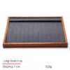 Jewelry Display Tray Multifunction, Pendant, Ring, Earring, Bangle, Chain, Stone, Flat Tray & Microfiber, Wood TR027-e