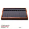 Jewelry Display Tray Multifunction, Pendant, Ring, Earring, Bangle, Chain, Stone, Flat Tray & Microfiber, Wood TR027-i