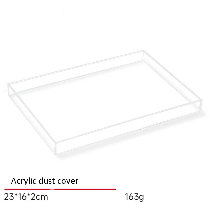 Jewelry Display Tray Multifunction Pendant, Ring, Earring Tray & Microfiber, Wood With Dust Cover TR026-p