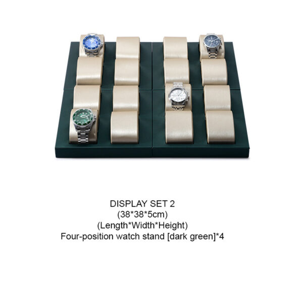 Watch Display Stand Set Holder PU-Leather - WS017-c