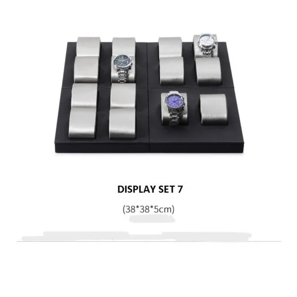Watch Display Stand Set Holder PU-Leather - WS017-l