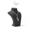 Necklace Jewelry Display Stand Black Color & Microfiber Material NK039-b