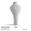 Necklace Jewelry Display Stand Dark Grey, White, Orange Color & Microfiber Material NK048-d