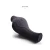 Necklace Jewelry Display Stand Dark Grey, White, Orange Color & Microfiber Material NK048-o