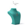 Necklace Jewelry Display Stand Tiffany Blue Color & Microfiber Material NK041-b