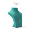 Necklace Jewelry Display Stand Tiffany Blue Color & Microfiber Material NK041-m