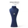 Necklace Jewelry Display Stand Tiffany Green, Blue, Orange, Black & Microfiber NK043-j