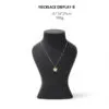 Necklace Jewelry Display Stand Tiffany Green, Blue, Orange, Black & Microfiber NK043-o