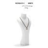 Necklace Jewelry Display Stand Tiffany White, Brown, Blue, Black Color & Leather Material NK044-o