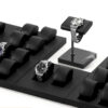 Watch Display Stand Set Black Color & Leather Material WS027-a