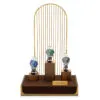 Watch Display Stand Set Brown Color & Microfiber, Metal Material WS025-j