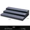 Watch Display Stand Set Dark Grey Color & Microfiber Material WS021-b