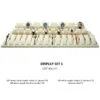Watch Display Stand Set OFF White Color & Microfiber, Metal Material WS022-b
