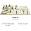 Watch Display Stand Set OFF White Color & Microfiber, Metal Material WS022-c