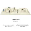 Watch Display Stand Set OFF White Color & Microfiber, Metal Material WS022-e