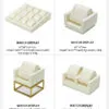 Watch Display Stand Set OFF White Color & Microfiber, Metal Material WS022-k