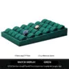 Watch Display Stand Set Orange, Green, Red, Blue Color & Microfiber, Velvet Material WS020-g Watch Display Stand Set Orange, Green, Red, Blue Color & Microfiber, Velvet Material WS020-g