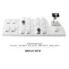 Watch Display Stand Set White Color & Leather Material WS024-c