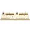 Jewelry Watch Display Stand Set Off-White Color & Microfiber Material DS168