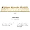 Jewelry Watch Display Stand Set Off-White Color & Microfiber Material DS168
