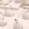 Jewelry Display Stand Set Beige Color & Microfiber Material DS139-b