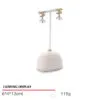Jewelry Display Stand Set Beige Color & Microfiber Material DS139-d