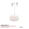 Jewelry Display Stand Set Beige Color & Microfiber Material DS139-e