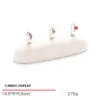 Jewelry Display Stand Set Beige Color & Microfiber Material DS139-h