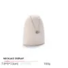 Jewelry Display Stand Set Beige Color & Microfiber Material DS139-n