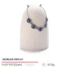 Jewelry Display Stand Set Beige Color & Microfiber Material DS139-o