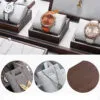 Jewelry Display Stand Set Light Grey Color & Microfiber, Wood Material DS142-ag