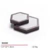 Jewelry Display Stand Set Light Grey Color & Microfiber, Wood Material DS142-p