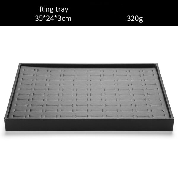 Jewelry Display Tray Multifunction Black Pendant, Ring, Flat, Bracelet, Bangle, Brooch Tray & Leather TR031-i