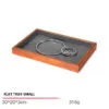 Jewelry Display Tray Multifunction Presentation Trays Pendant, Ring Bracelet, Bangle, Brooch, Flat, Loose Diamond Tray & Microfiber, Wood TR036-f