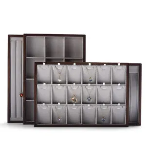 Jewelry Display Tray Multifunction Presentation Trays Pendant, Ring Bracelet, Bangle, Brooch, Flat Tray & Microfiber, Wood TR038-a Jewelry Display Tray Multifunction Presentation Trays Pendant, Ring Bracelet, Bangle, Brooch, Flat Tray & Microfiber, Wood TR038-a