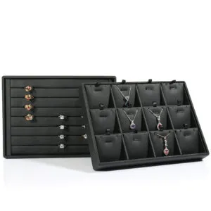 Jewelry Display Tray Multifunction Presentation Trays Pendant, Ring Bracelet, Bangle, Flat Tray & Leather TR037-a Jewelry Display Tray Multifunction Presentation Trays Pendant, Ring Bracelet, Bangle, Flat Tray & Leather TR037-a